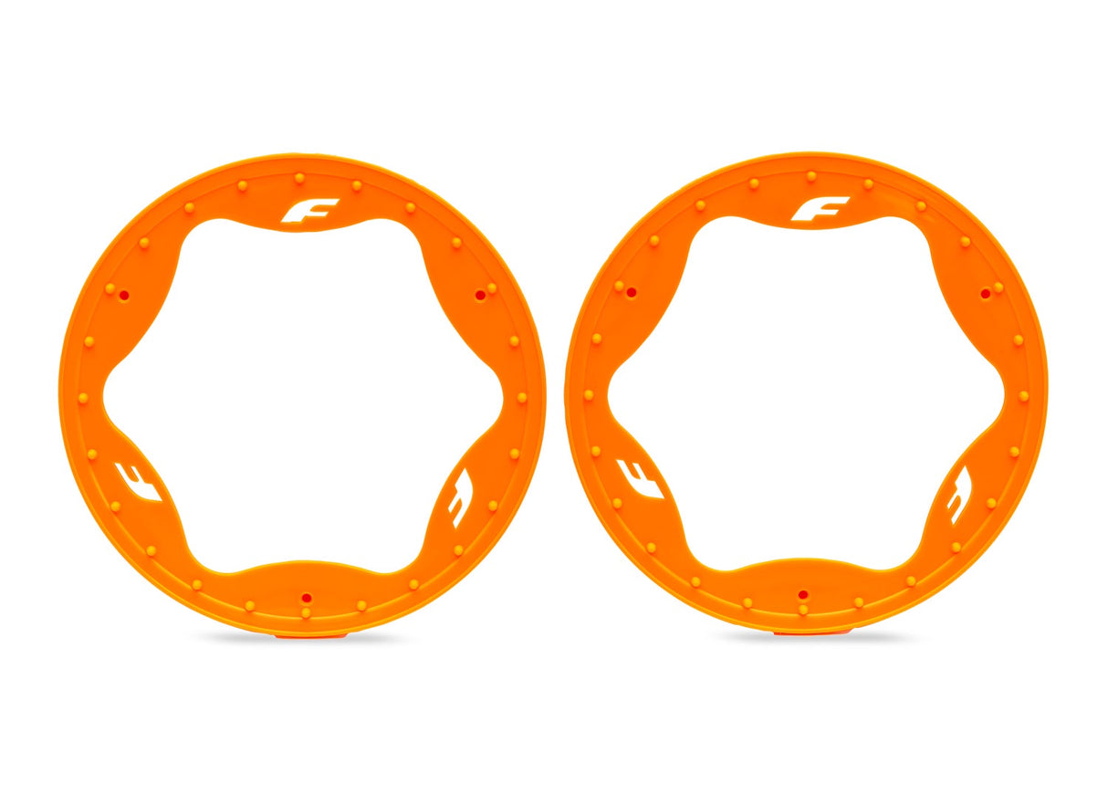 Traxxas 10948 4.3" Orange Funco Rear Beadlock Rings (2) - Orange