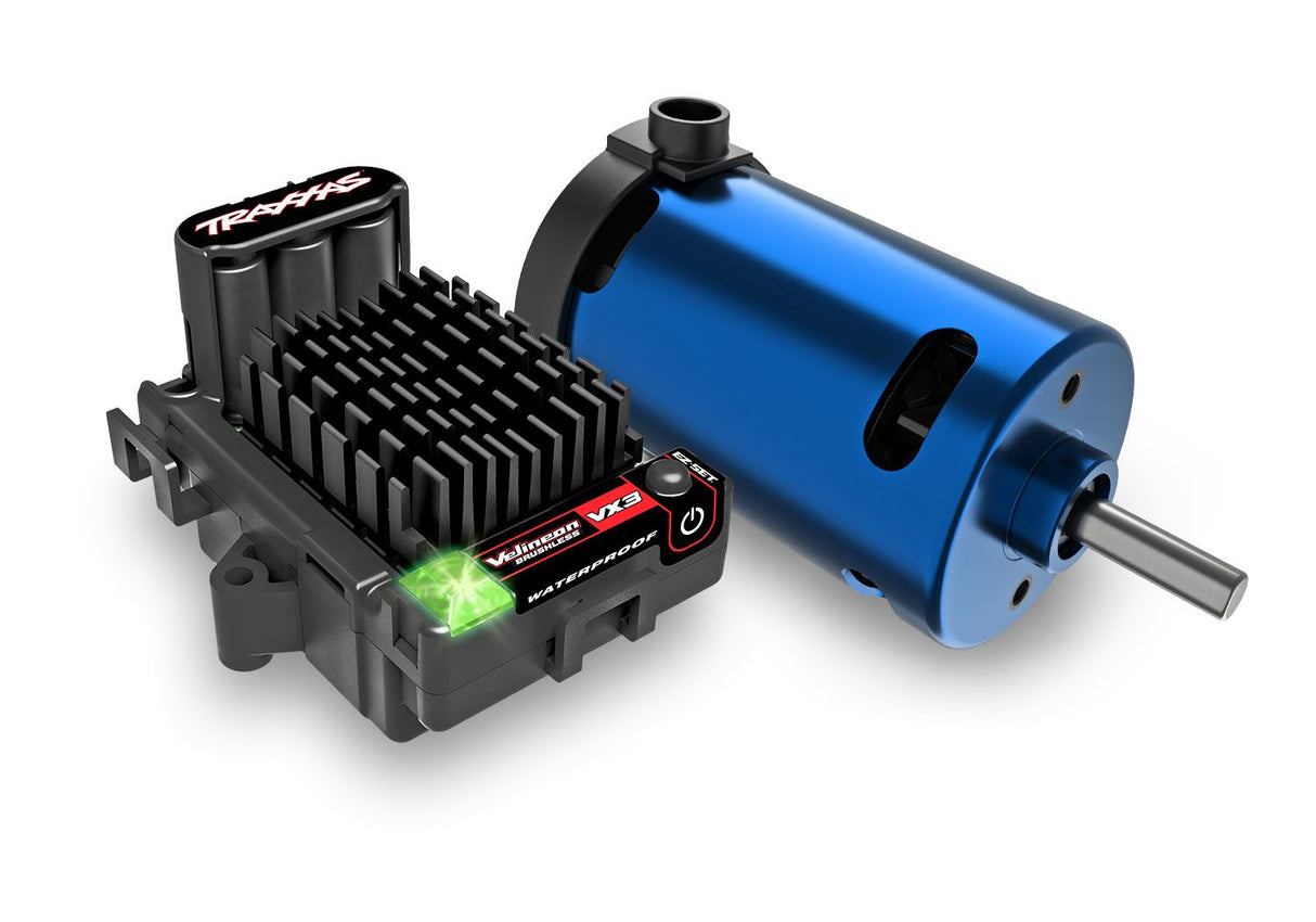 Traxxas 3441 Velineon VX3 Brushless Power System, waterproof (includes VX3™ ESC & V3200™ motor)
