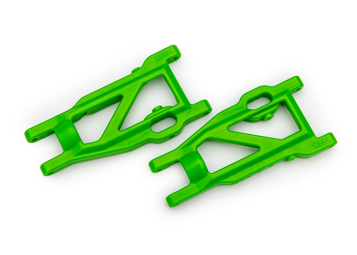 Traxxas 3655-GRN Suspension arms, green, front/rear (left & right), heavy duty (2)