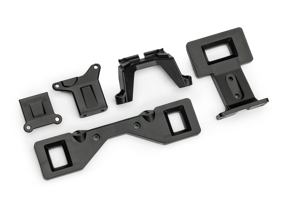 Traxxas 3731 Body mounts (front & rear)/ spacer, front/ body mount bracket, rear (2) (for clipless body mounting) (fits #3695A or 9495A transmission)