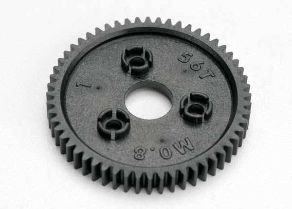 Traxxas 3957 Spur gear, 56-tooth (0.8 metric pitch, compatible with 32-pitch) - TRA3957
