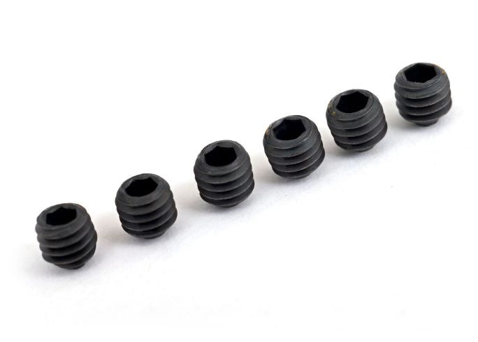 Traxxas 4897X Screws, set (grub), 4mm (with heavy duty threadlock) (6)