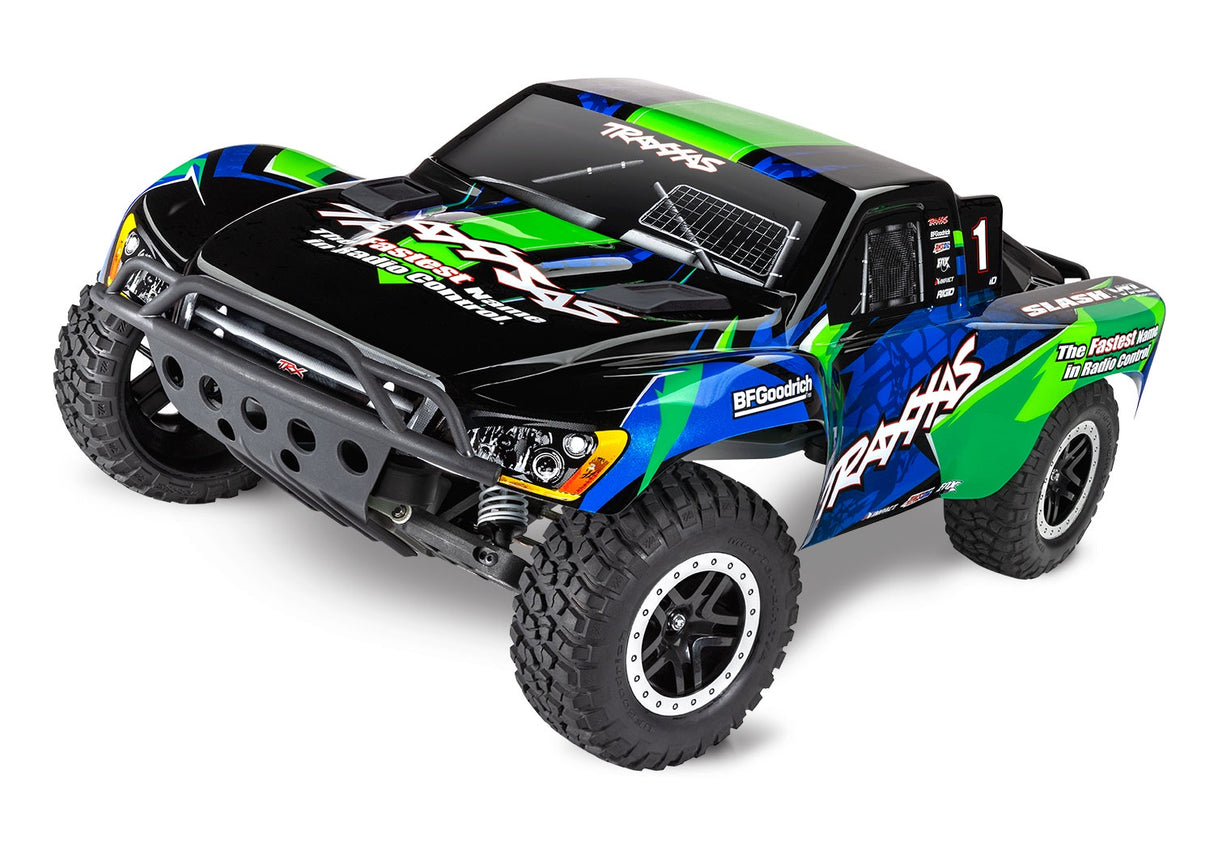 Traxxas 58376-74-GRN Slash VXL: 1/10 Scale 2WD Brushless Short Course Racing Truck with TQi Traxxas Link Enabled 2.4GHz Radio System & Traxxas Stability Management (TSM)