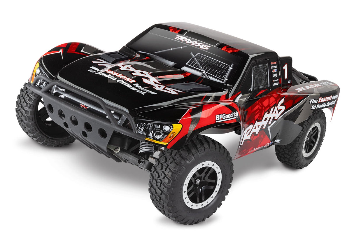 Traxxas 58376-74-RED Slash VXL: 1/10 Scale 2WD Brushless Short Course Racing Truck with TQi Traxxas Link Enabled 2.4GHz Radio System & Traxxas Stability Management (TSM)