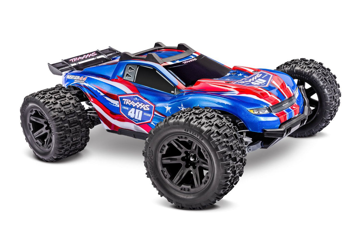Traxxas 67464-4 Rustler 4X4 Brushless - 40th