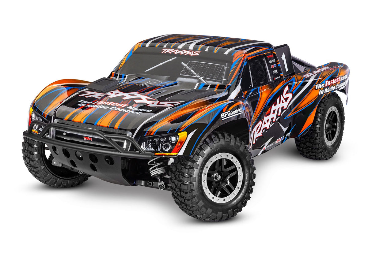 Traxxas 68386-4-ORNG Slash 4X4 VXL EHD: 1/10 Scale 4WD Brushless Short Course Truck with TQi Traxxas Link Enabled 2.4GHz Radio System & Traxxas Stability Management (TSM)