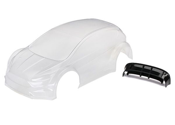 Traxxas 7412 Body, Ford Fiesta ST Rally (Clear, requires painting)/ Decal Sheet - TRA7412