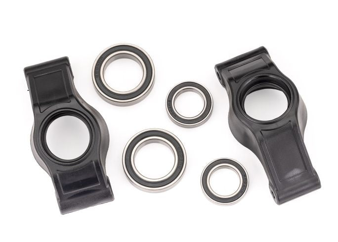 Traxxas 7852X Carriers, stub Axle (Rear) (left & right)/ 20x32x7mm bearings (2)/ 15x24x5mm bearings (2)