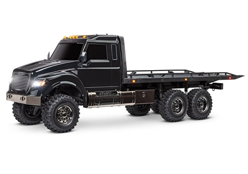 Traxxas 88086-84 TRX-6 Ultimate RC Hauler: 6X6 Electric Flatbed Truck with TQi Link Enabled 2.4GHz Radio System - BLACK