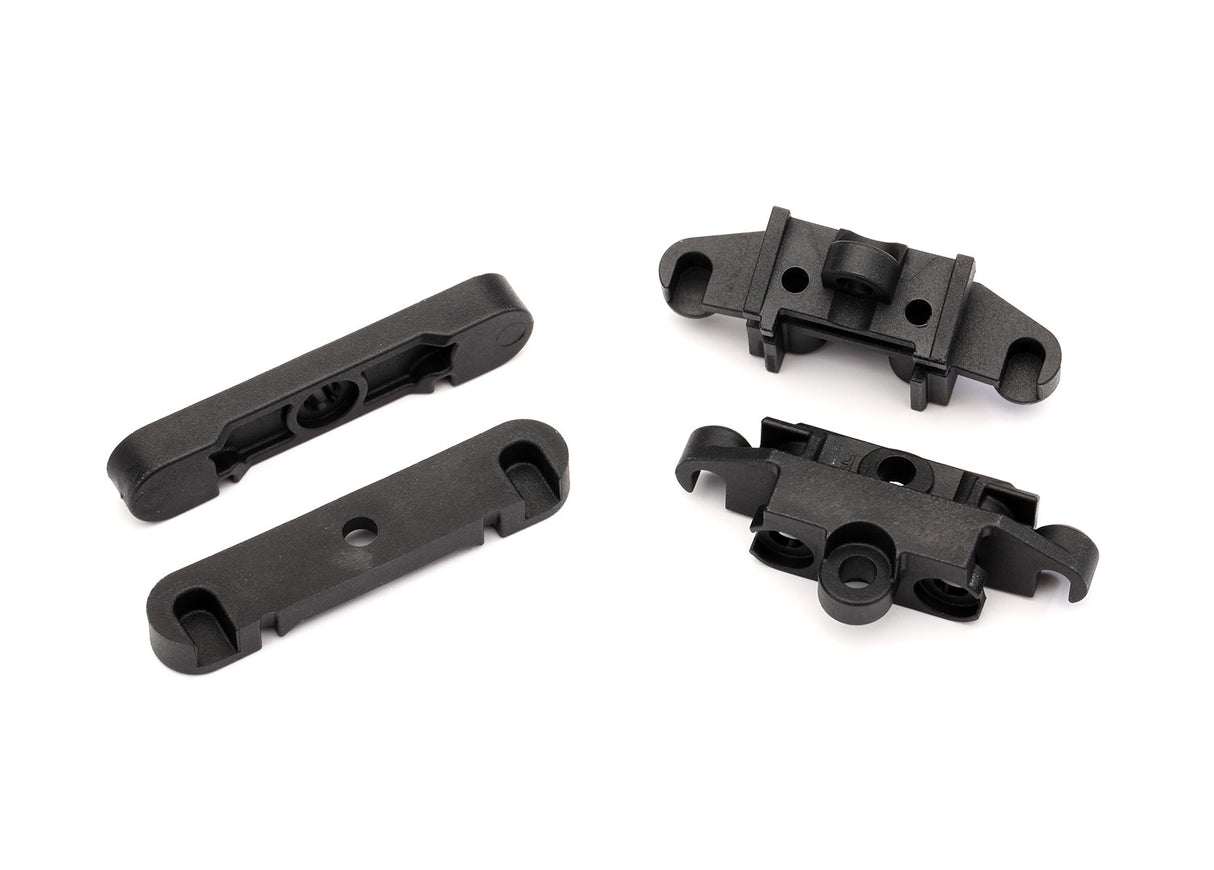 Traxxas 8916 Mount, tie bar, Front (1)/ Rear (1)/ suspension pin retainer, Front or Rear (2) - TRA8916