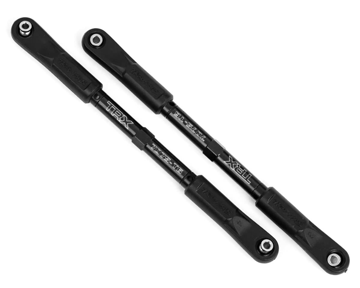 Traxxas 9548A Camber links, Rear, Sledge (TUBES dark titanium-anodized, 7075-T6 aluminum, stronger than titanium) (144mm) (2)/ rod ends, assembled with steel hollow balls (4)/ aluminum wrench, 8mm (1)