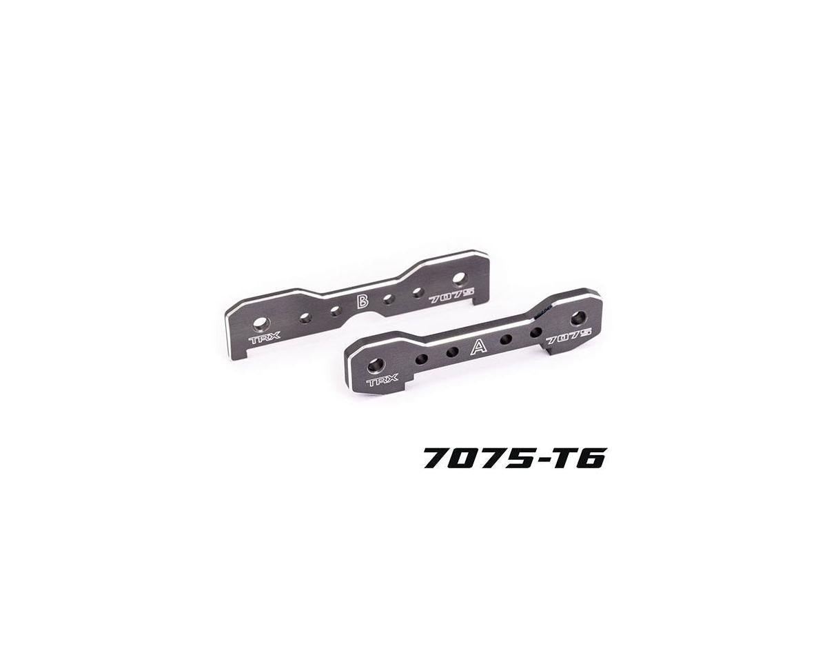 Traxxas 9629A Tie bars, Front, 7075-T6 aluminum (dark titanium-anodized) (fits Sledge)