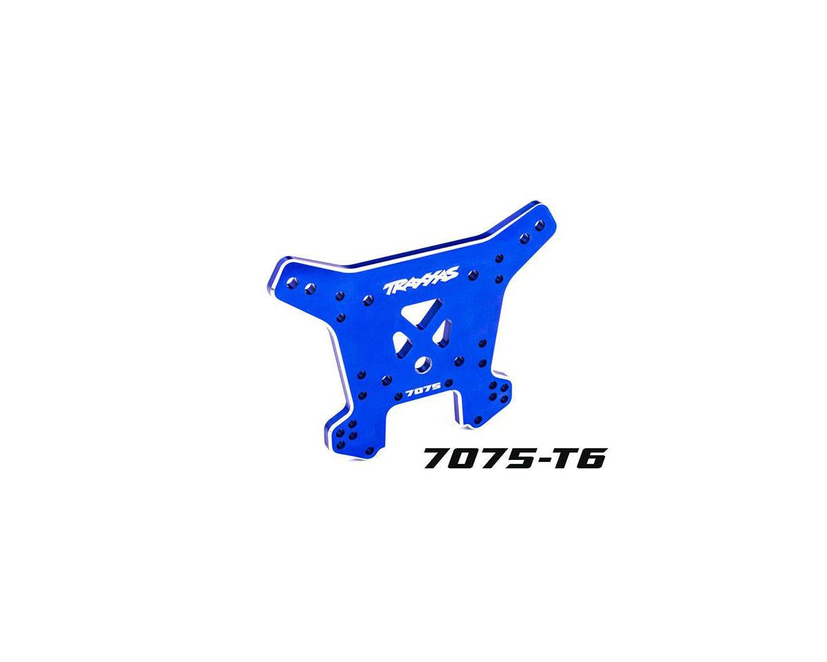 Traxxas 9638 Shock tower, Rear, 7075-T6 aluminum (blue-anodized) (fits SledgeÃ)