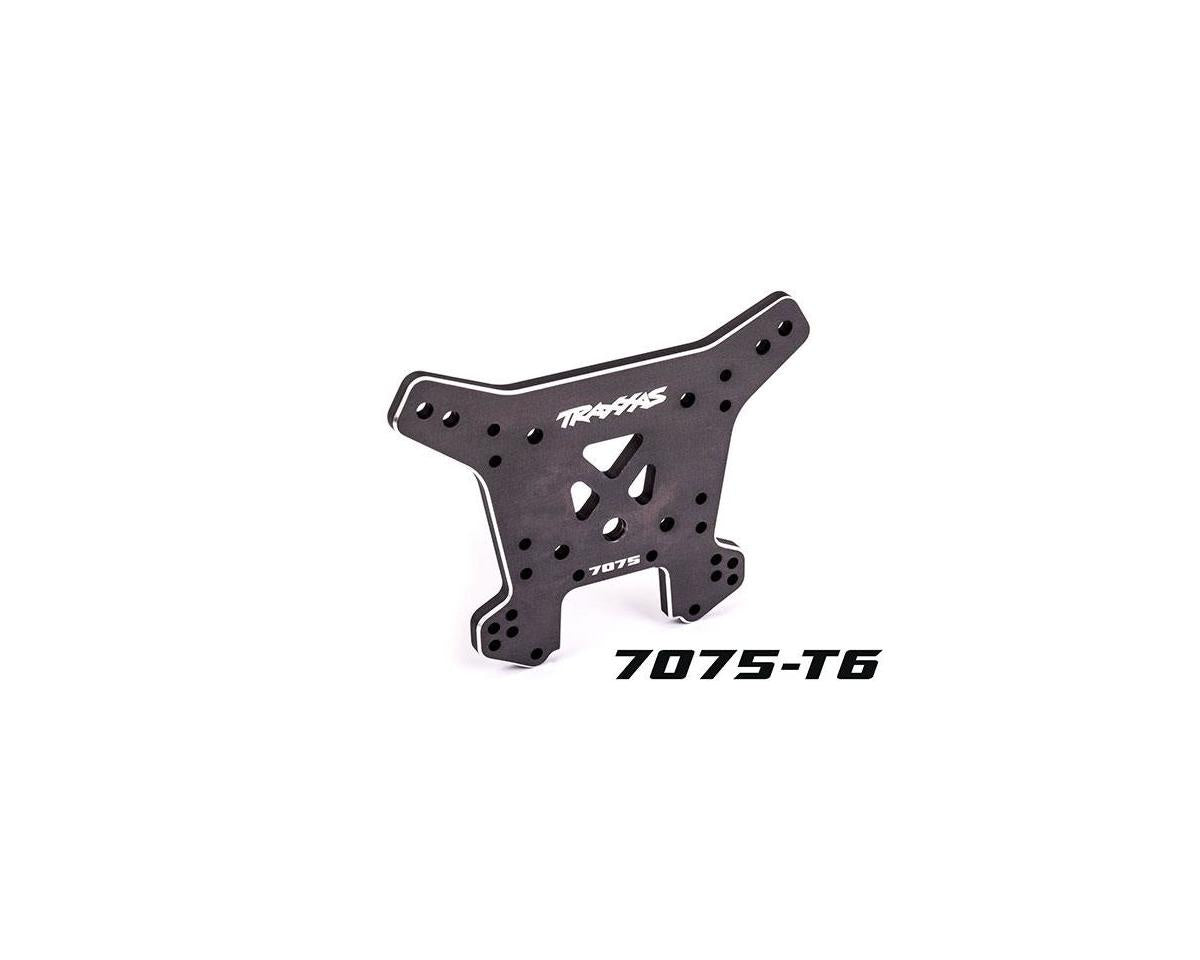 Traxxas 9638A Shock tower, Rear, 7075-T6 aluminum (dark titanium-anodized) (fits SledgeÃ)