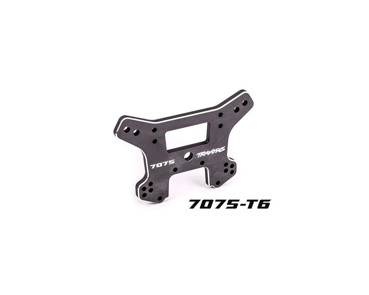 Traxxas 9639A Shock tower, Front, 7075-T6 aluminum (dark titanium-anodized) (fits Sledge)
