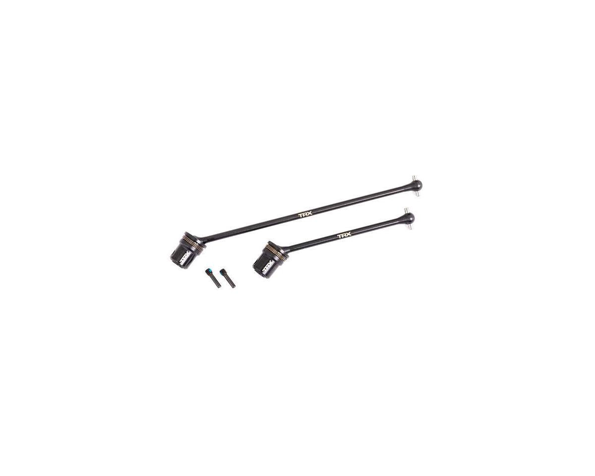 Traxxas 9655X Driveshafts, center, assembled (steel constant-velocity), Front (1)/ Rear (1) (fits SledgeÃ)