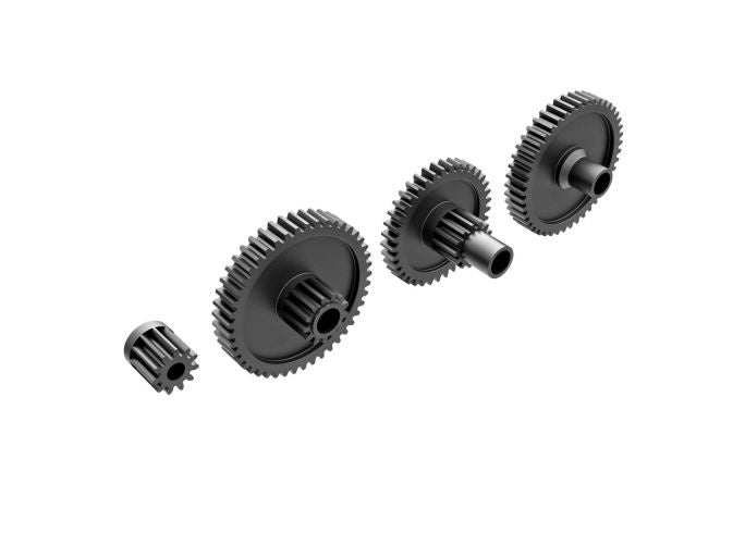 Traxxas 9776R Gear Set, transmission, low range (crawl) (40.3:1 - Reduction ratio)/ pinion gear, 11-tooth - TRA9776R