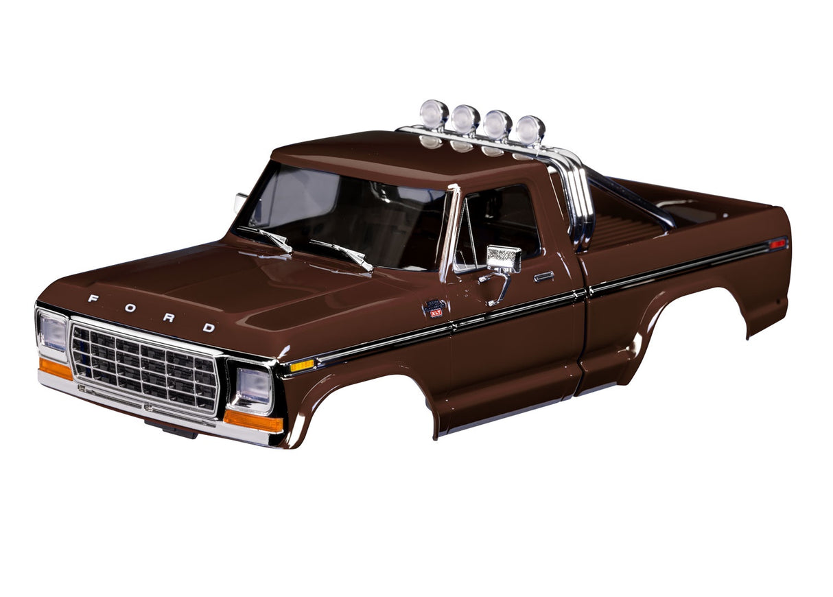 Traxxas 9812-BRWN Body, Ford F-150 Truck (1979), Complete, brown