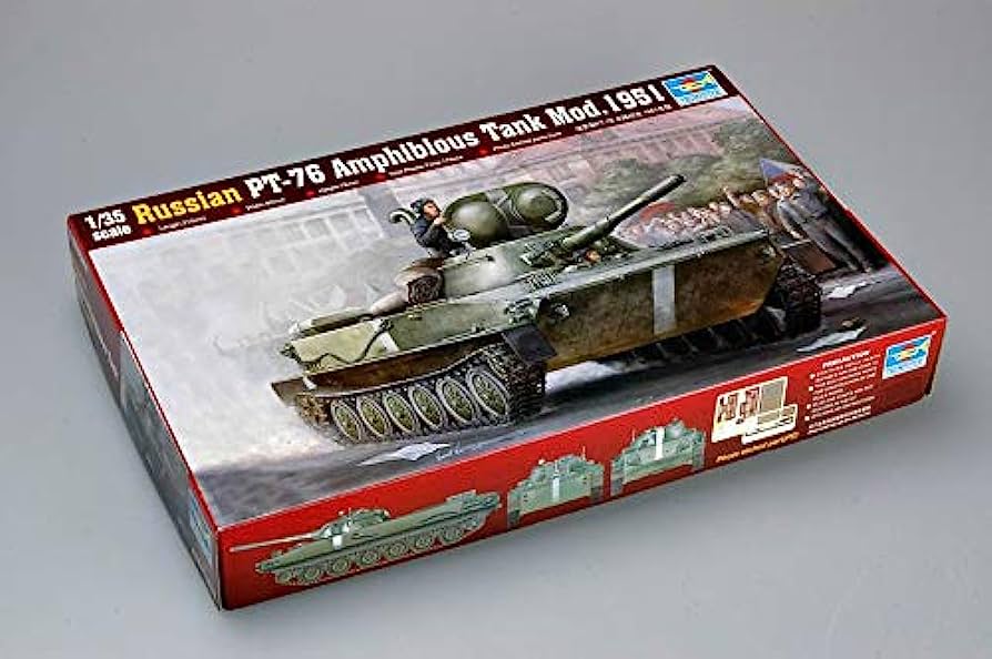 Trumpeter 5 1/35 Russian PT-76 Model 1951 - TSM379
