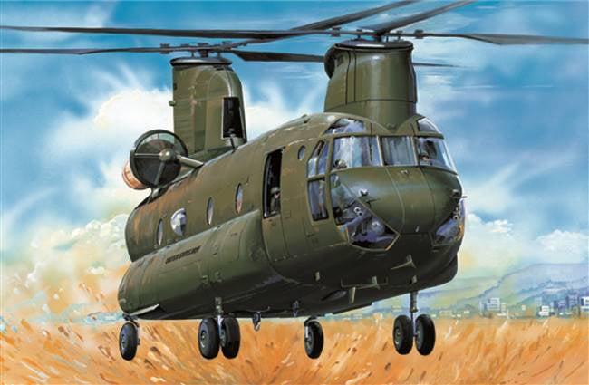 Trumpeter 1/35 Helicopter-CH-47D "CHINOOK" Plastic Model Kit