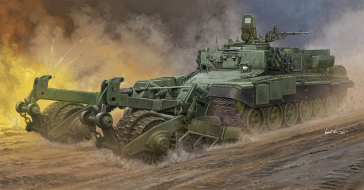 Trumpeter 1/35 RUSSIAN BMR3 ARMORED MINE CLEARING VEHICLE - TSM9552