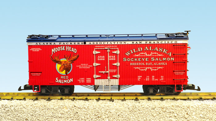 USA Trains MOOSE HEAD RED SALMON REEFER - USTR16463