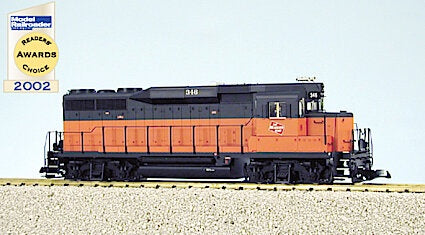 USA Trains R22464 Diesel EMD GP30 Powered -- Milwaukee Road (orange, black, white)