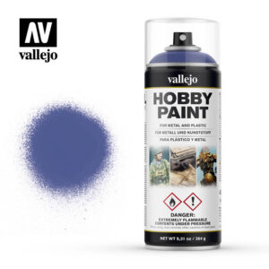 Vallejo Ultramarine Blue Fantasy Solvent-Based Acrylic Paint 400ml Spray - 28017