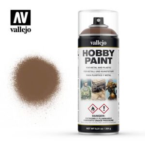 Vallejo Beasty Brown Fantasy Solvent-Based Acrylic Paint 400ml Spray - 28019