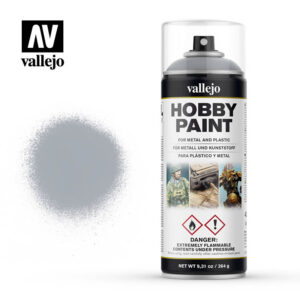 Vallejo Silver Fantasy Solvent-Based Acrylic Paint 400ml Spray - 28021