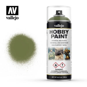 Vallejo Goblin Green Fantasy Solvent-Based Acrylic Paint 400ml Spray - 28027