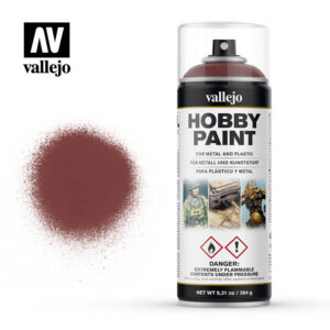 Vallejo Gory Red Fantasy Solvent-Based Acrylic Paint 400ml Spray - 28029
