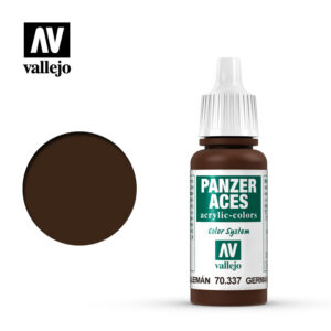 Vallejo 17ml Bottle Highlight German Tankcrew (Black) Panzer Aces - 70337