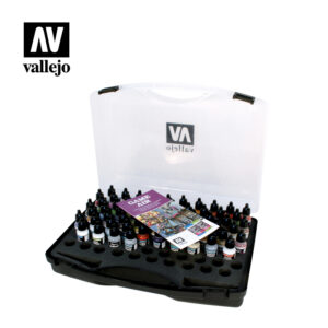 Vallejo Game Air Paint Set in Plastic Storage Case (60 Colors) - 72872