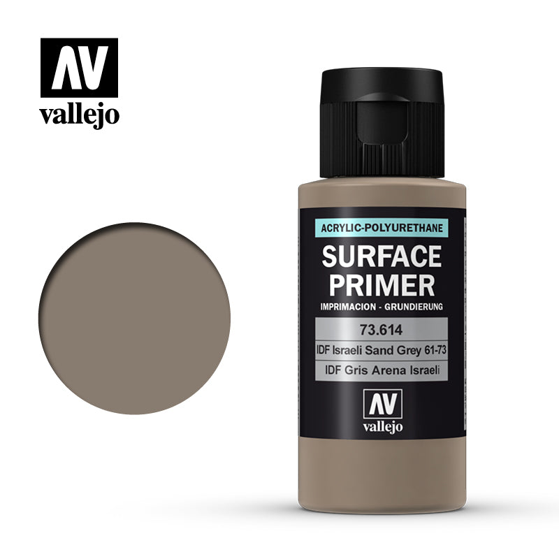 Vallejo 60ml Bottle IDF Israeli Sand Grey Surface Primer - 73614