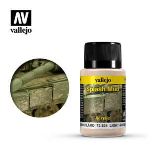 Vallejo 40ml Bottle Light Brown Splash Mud Weathering Effect - 73804