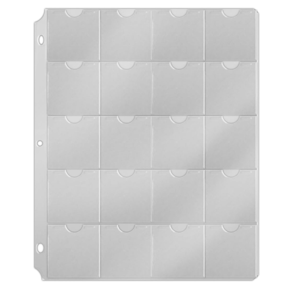 Whitman Coin 20-Pocket Individual Thumb-Cut Coin Page