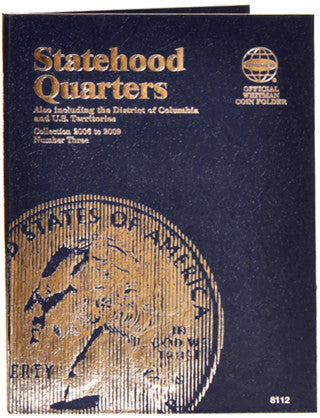 Whitman Coin Coin Folder - State Series Quarters #3, 2006-2009 - WHC8112