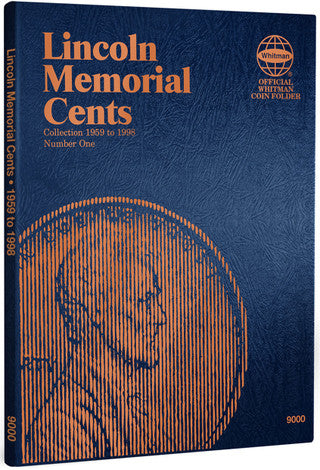 Whitman Coin Coin Folder - Lincoln Memorial Cents #1, 1959-1998 - WHC9000