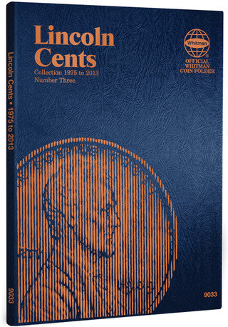 Whitman Coin Coin Folder - Lincoln Cents #3, 1975-2013 - WHC9033