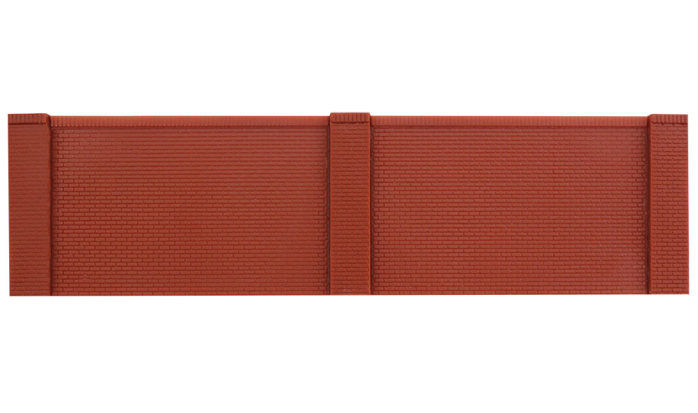 Design Preservation Models N Scale DPM Modulars System(TM) (Plastic) -- One-Story Blank Wall pkg(3); 3-1/2" Wide x 15/16" High (8.7 x 2.5cm) - WOO60111