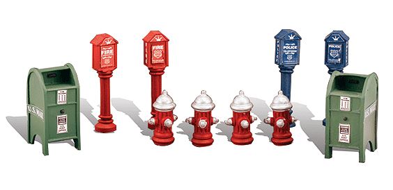 Woodland Scenics HO Street Items - WOOA1960