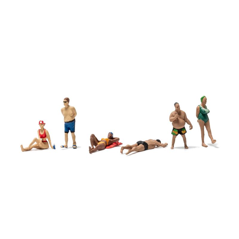 Woodland Scenics HO Beach Goers - Scenic Accents(R) -- pkg(4)