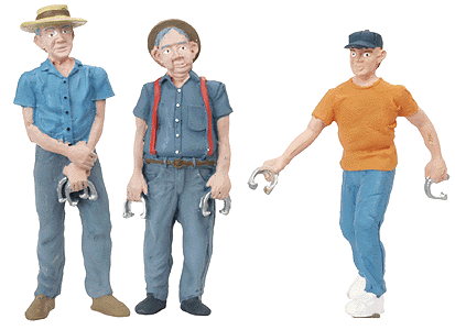 Woodland Scenics Scenic Accents(R) Figures -- Horse Shoein' Around - WOOA2550