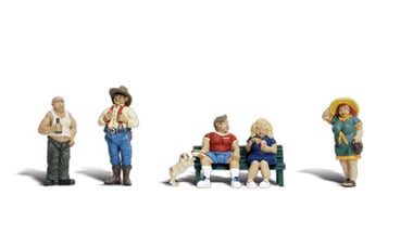 Woodland Scenics Scenic Accents(R) Figures -- Full-Figured Folks pkg(5) - WOOA2728