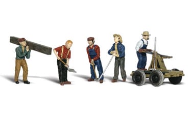 Woodland Scenics Rail Workers - Scenic Accents(R) -- pkg(5) - WOOA2747
