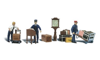 Woodland Scenics O Scale Depot Workers & Accessories - Scenic Accents(R) - WOOA2757
