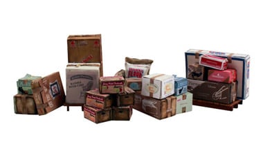 Woodland Scenics O Scale Miscellaneous Freight Crates & Palletized Boxes - Scenic Accents(R) - WOOA2766