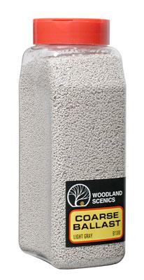Woodland Scenics Coarse Ballast Shaker, Light Gray/50 cu. in. - WOOB1388