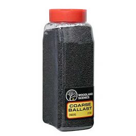 Woodland Scenics Coarse Ballast Shaker, Cinders/50 cu. in. - WOOB1390